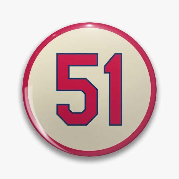 Item preview, Willie McGee #51 Jersey Number designed and sold by StickBall.