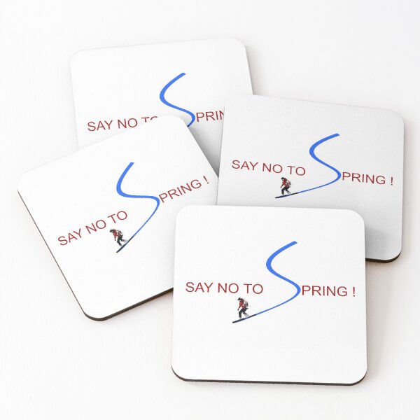 Item preview, Funny snowboard design - Say no to Spring! designed and sold by Artstastic.