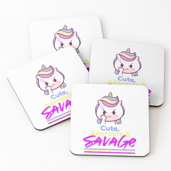 Item preview, Unicorn - Cute, Adorable & Savage designed and sold by IslandFella1.