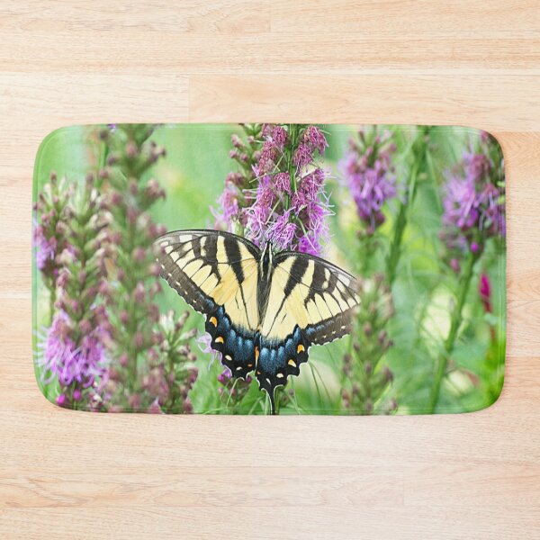 Item preview, Swallowtail Butterfly Beauty on Purple Summer Flowers designed and sold by NC NatureVisions.