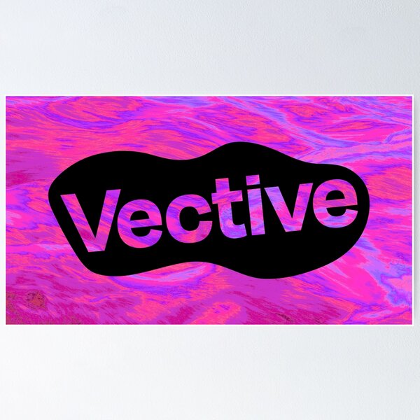 Pink Wave - Vective Poster