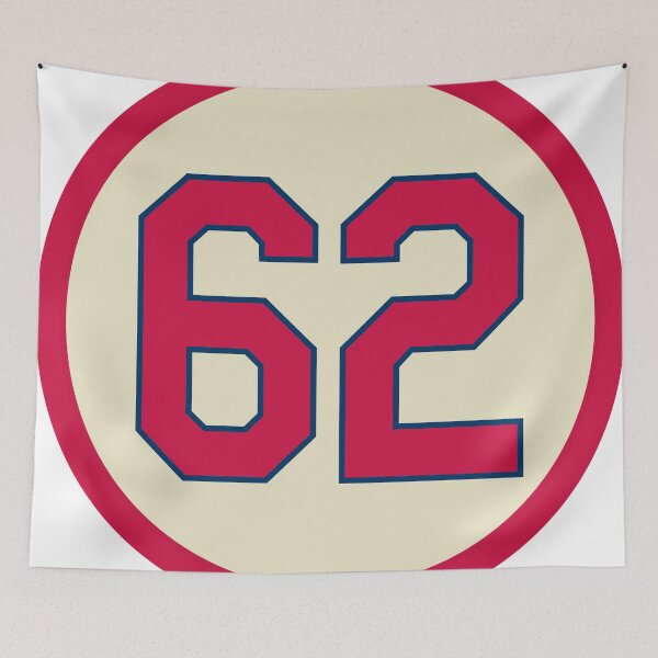 Item preview, Daniel Ponce de Leon #62 Jersey Number designed and sold by StickBall.
