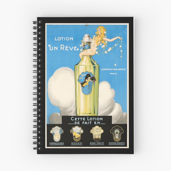 Item preview, retro lotion un reve lorenzy palanca vintage reclame designed and sold by CorasPosters.