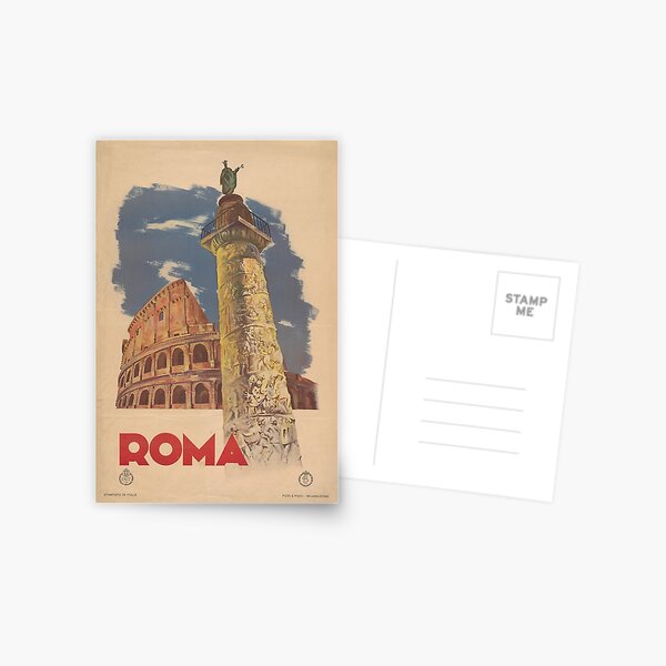 Artikel-Vorschau von Rom / Roma Vintage Poster, designt und verkauft von Gin  Neko.