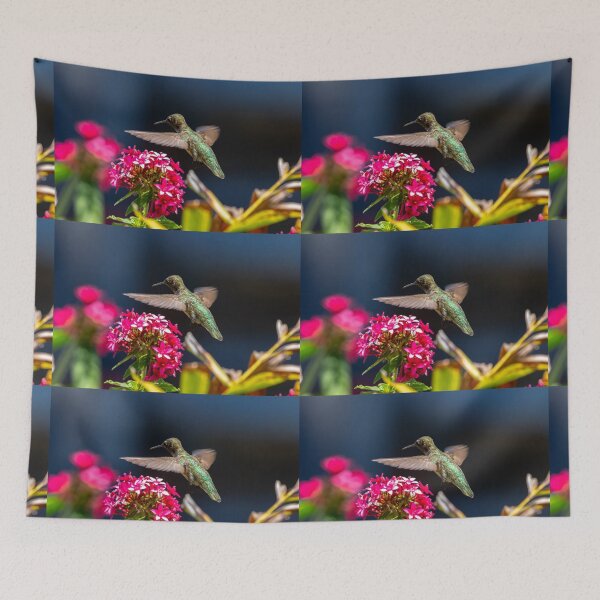 Item preview, Hummingbirds Love Pentas  designed and sold by PsychoAlien.com.