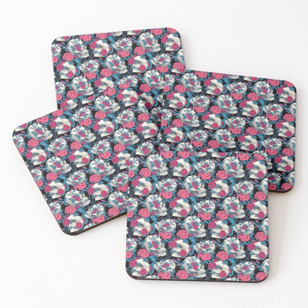 Item preview, Floral Skull Pattern  designed and sold by EclairVanilla.
