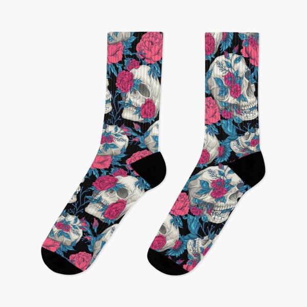 Item preview, Floral Skull Pattern  designed and sold by EclairVanilla.