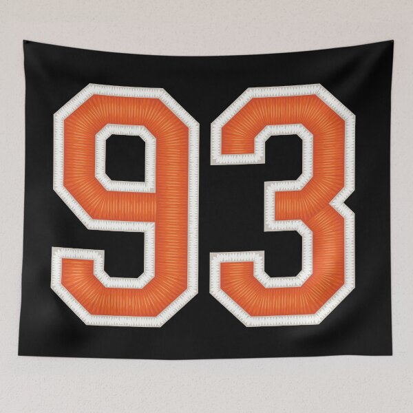 Item preview, Sports Number 93 Jersey Ninety-Three Orange designed and sold by elhefe.