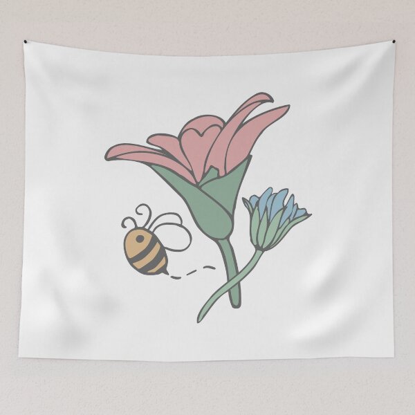 Item preview, Flowers and Bee designed and sold by kmoblenes.