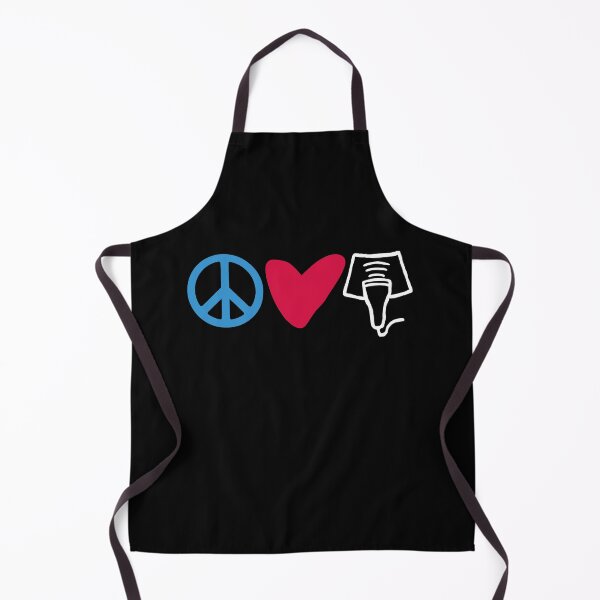 Aperçu de l'œuvre Échographie Peace Love, cadeau pour échographiste en échographie créée et vendue par VintageMashup.