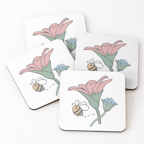 Item preview, Flowers and Bee designed and sold by kmoblenes.