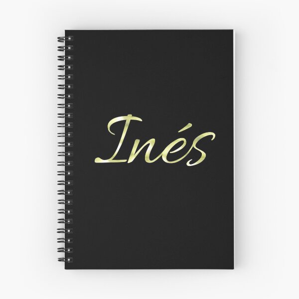 Item preview, Ines name - black designed and sold by LizBanegasArt.