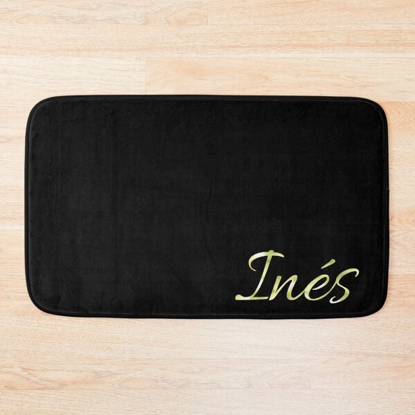 Item preview, Ines name - black designed and sold by LizBanegasArt.