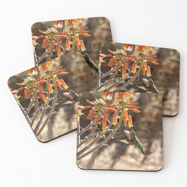 Item preview, Hummingbird & Orange Flowers designed and sold by KsbAesthetics.