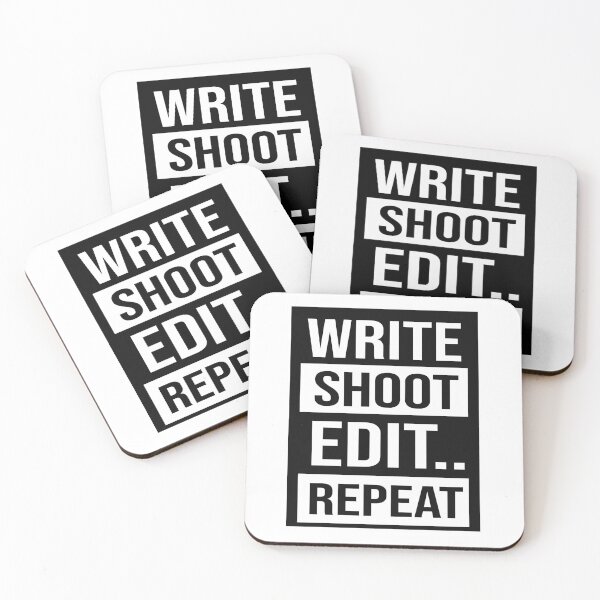Item preview, Write Shoot Edit Repeat Funny Filmmaker  designed and sold by Tema EL.