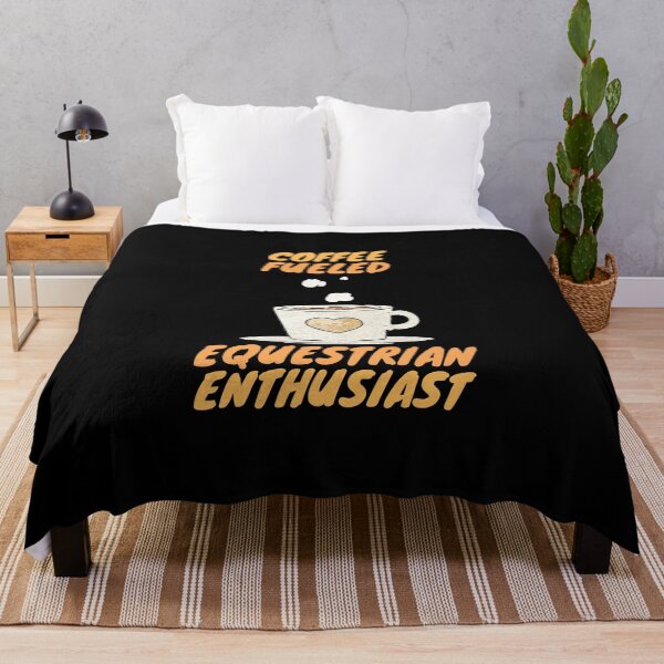 Item preview, coffee fueled equestrian enthusiast designed and sold by SnowballStep.