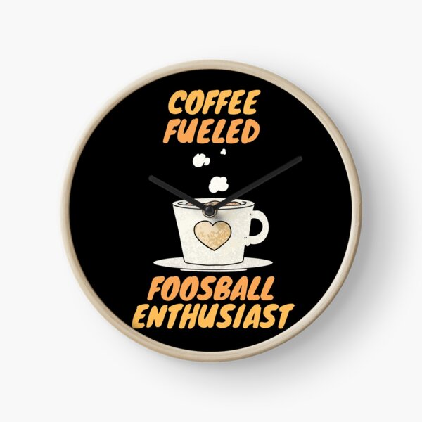 Item preview, coffee fueled foosball enthusiast designed and sold by SnowballStep.