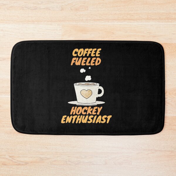 Item preview, coffee fueled hockey enthusiast designed and sold by SnowballStep.