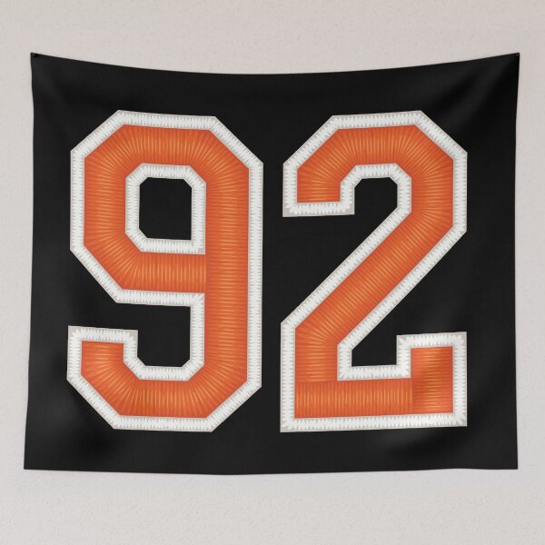 Item preview, Sports Number 92 Jersey Ninety-Two Orange designed and sold by elhefe.