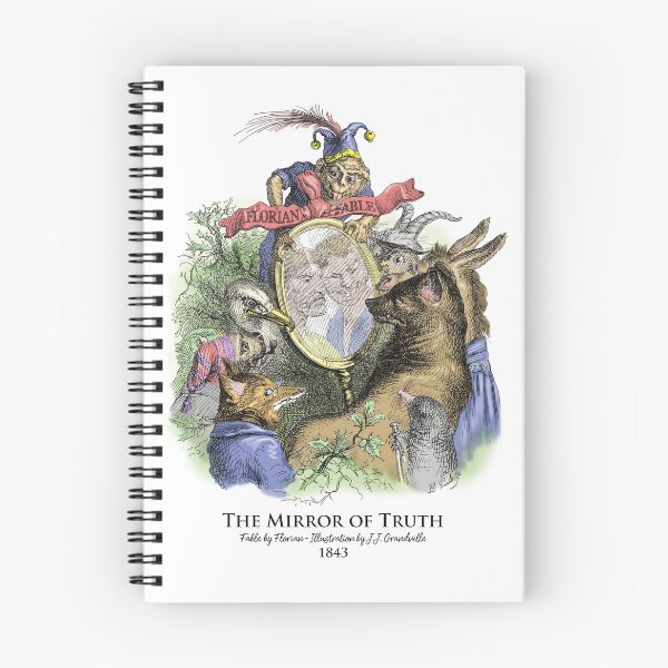 Item preview, J.J. Grandville: The Mirror of Truth, a Florian fable published in 1843 designed and sold by ebrawne.