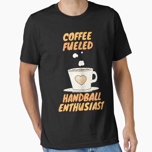 Item preview, coffee fueled handball enthusiast designed and sold by SnowballStep.