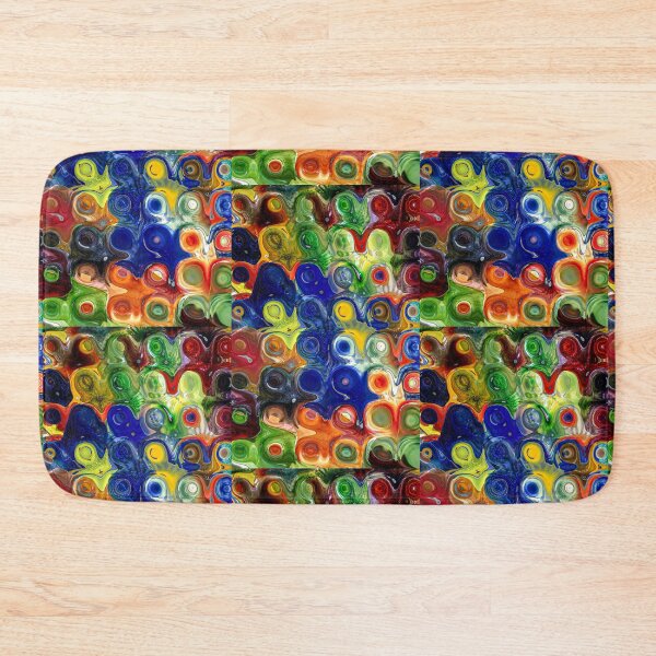 Item preview, Colorful Glass Block Abstract designed and sold by PsychoAlien.com.