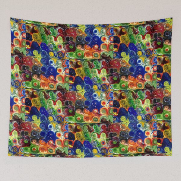 Item preview, Colorful Glass Block Abstract designed and sold by PsychoAlien.com.