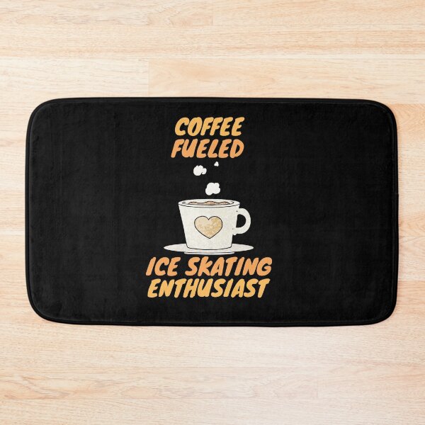 Item preview, coffee fueled ice skating enthusiast designed and sold by SnowballStep.