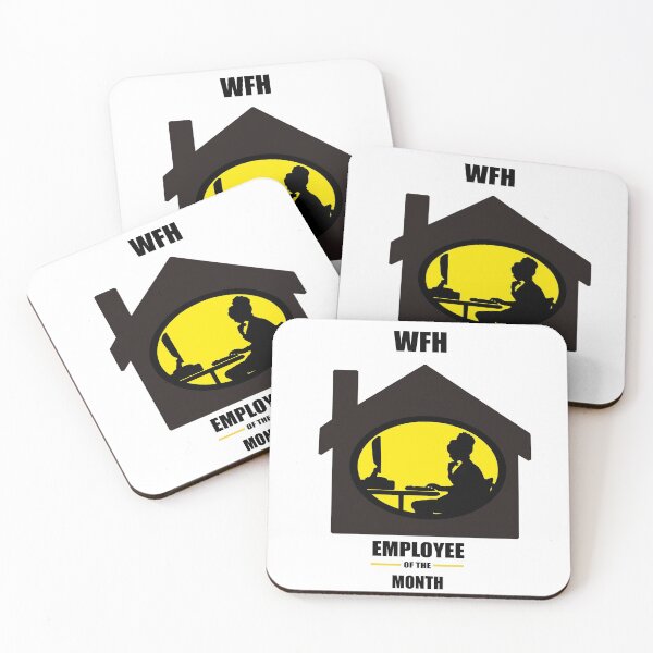 Item preview, Work From Home Employee Of the Month designed and sold by Doodlehub.