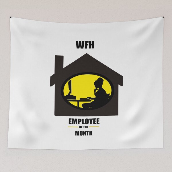 Item preview, Work From Home Employee Of the Month designed and sold by Doodlehub.