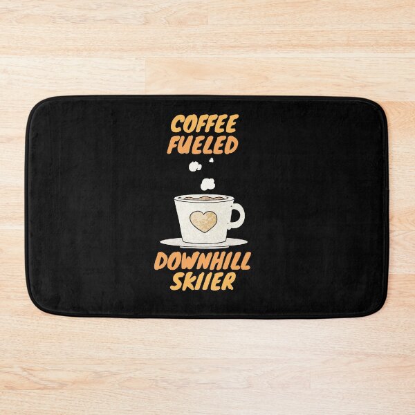 Item preview, coffee fueled downhill skiier designed and sold by SnowballStep.