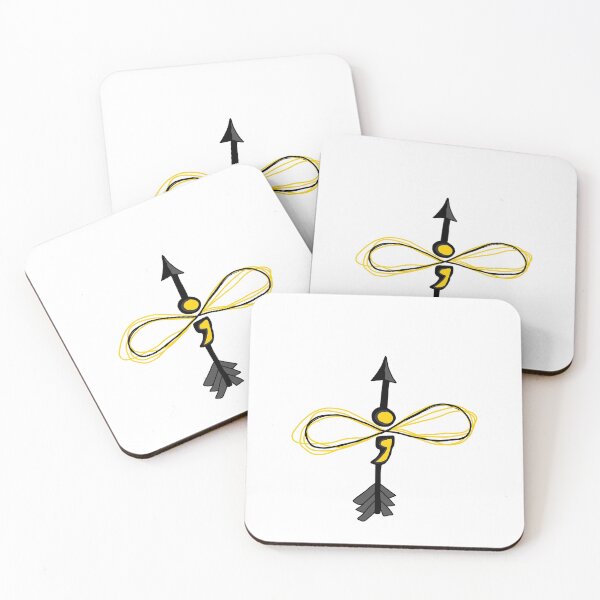 Item preview, Semi-Colon, Arrow, Infinity designed and sold by Stargazesprings.