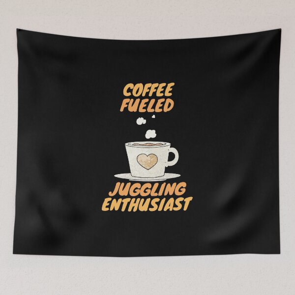 Item preview, coffee fueled juggling enthusiast designed and sold by SnowballStep.