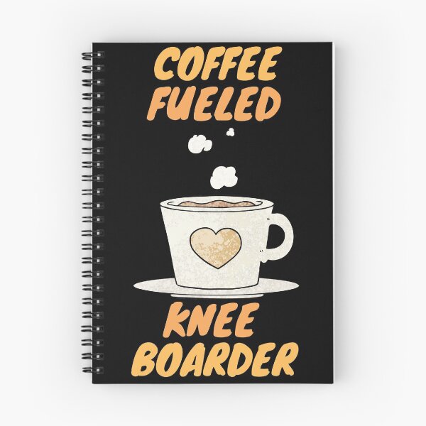 Item preview, coffee fueled knee boarder designed and sold by SnowballStep.