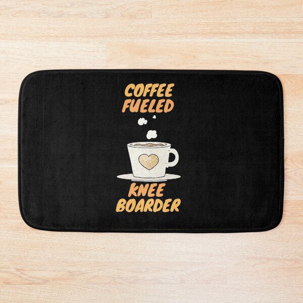Item preview, coffee fueled knee boarder designed and sold by SnowballStep.