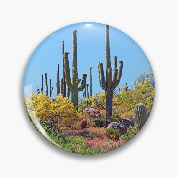 Artikelvorschau, Saguaro Kakteen Palo Verde In Bloom # 62 entworfen und verkauft von Tom Janca.