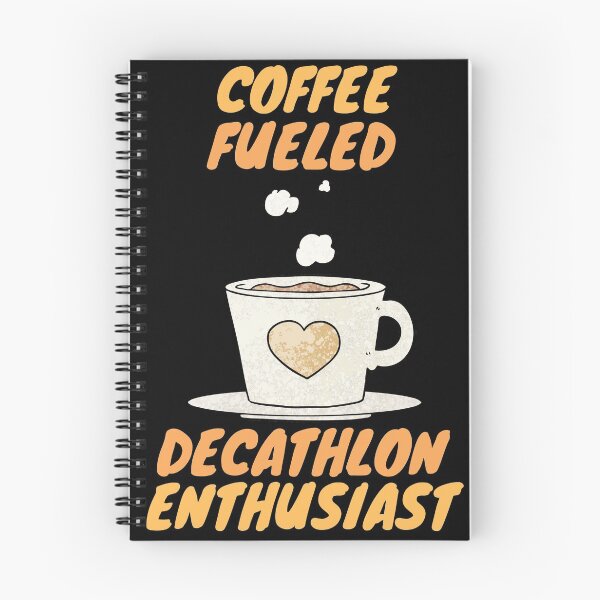 Item preview, coffee fueled decathlon enthusiast designed and sold by SnowballStep.