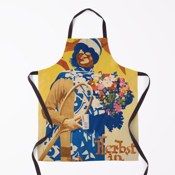 Item preview, retro herbst in wiesbaden vintage reclame designed and sold by CorasPosters.