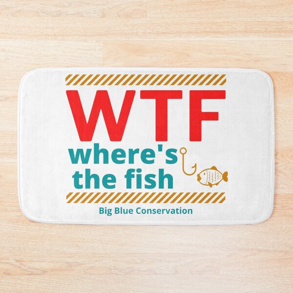 Item preview, WTF where's the fish - Big Blue Eco designed and sold by BigBlueDiving.