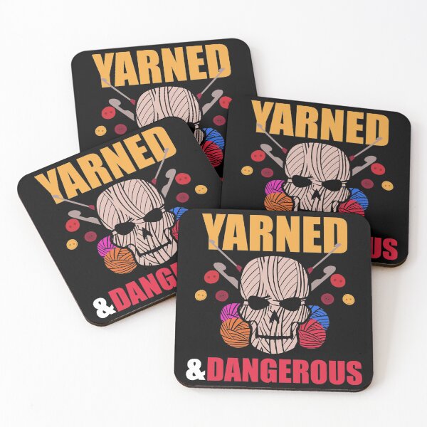 Item preview, Yarned & Dangerous | Yarn and Crochet Lover designed and sold by Dancing Dolphin Crafts.