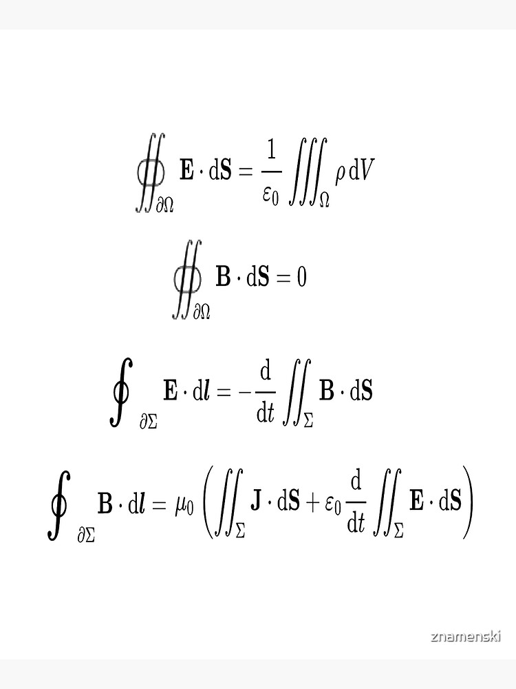 Maxwell's equations, #Maxwells, #equations, #MaxwellsEquations, Maxwell, equation, MaxwellEquations, #Physics, Electricity, Electrodynamics, Electromagnetism by znamenski