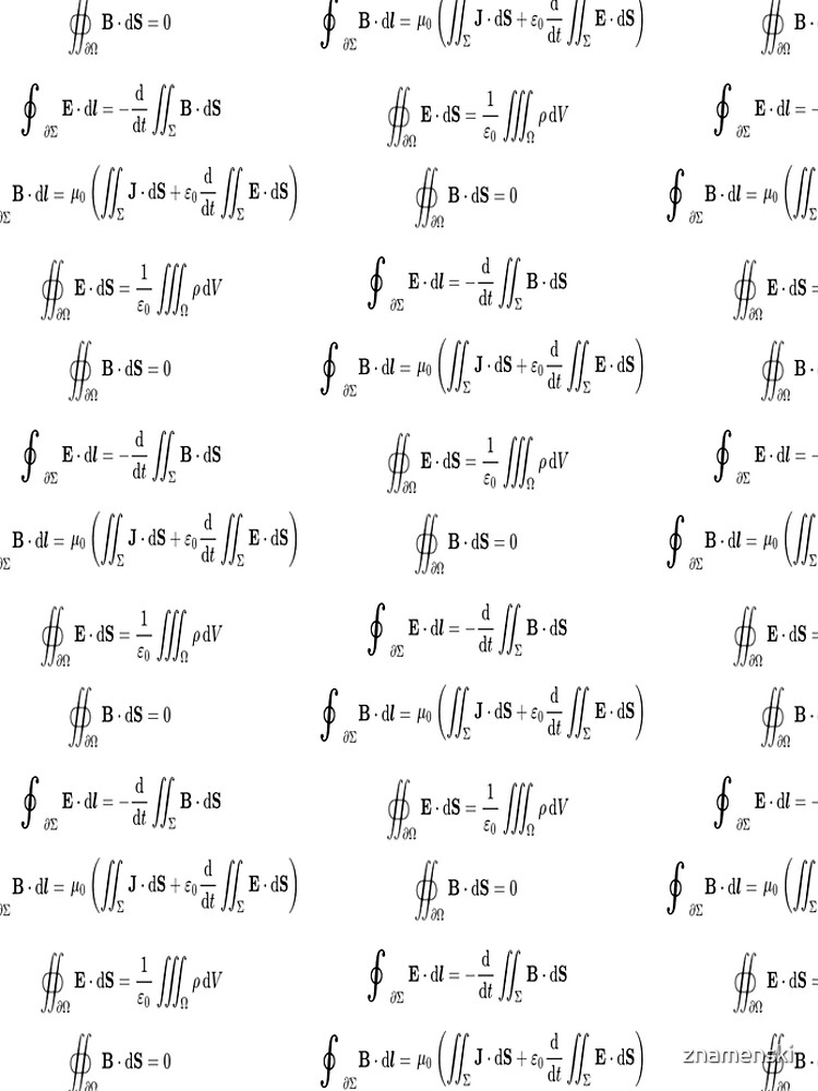 Maxwell's equations, #Maxwells, #equations, #MaxwellsEquations, Maxwell, equation, MaxwellEquations, #Physics, Electricity, Electrodynamics, Electromagnetism by znamenski
