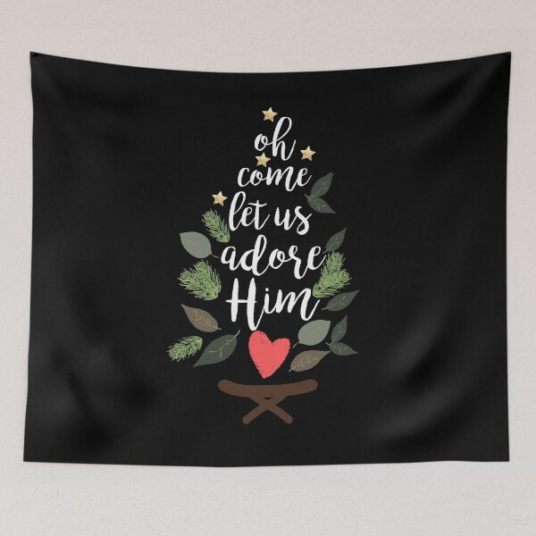 Item preview, Oh Come Let Us Adore Him designed and sold by Jennifer Church.