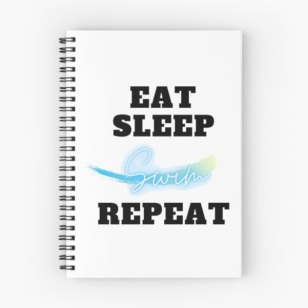 Item preview, Eat Sleep Swim Repeat designed and sold by The Abstract Things.