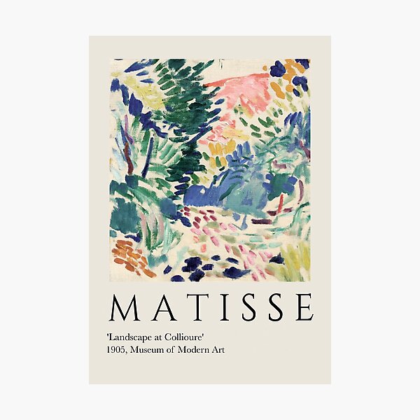 Matisse Landscape at Collioure Photographic Print