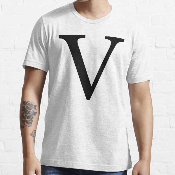 v letter shirt