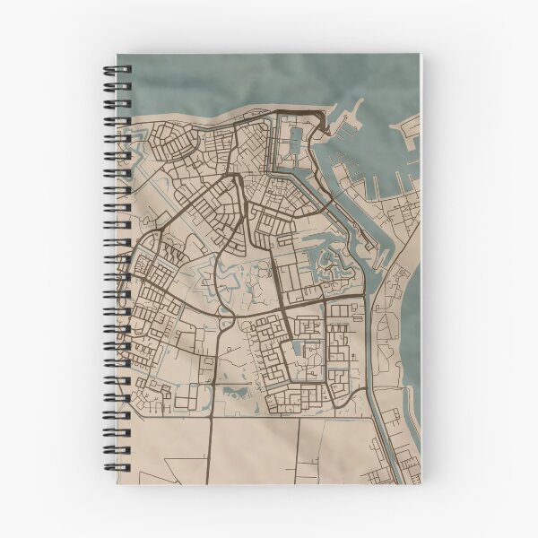 Item preview, Den Helder Sepia Map designed and sold by CPTVDesign.