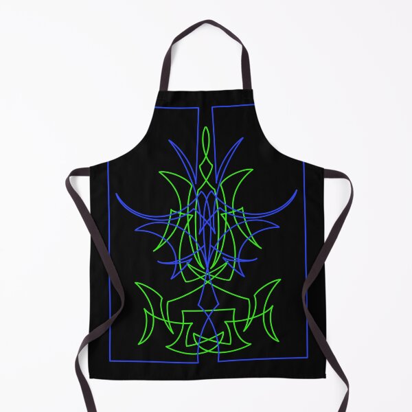 Item preview, Bright Blue And Green Pinstripes designed and sold by Goose Motors.