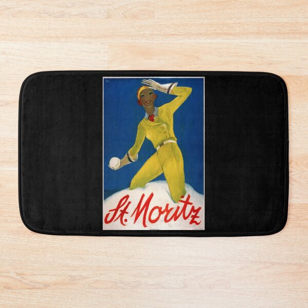 Item preview, retro st moritz vintage reclame designed and sold by CorasPosters.