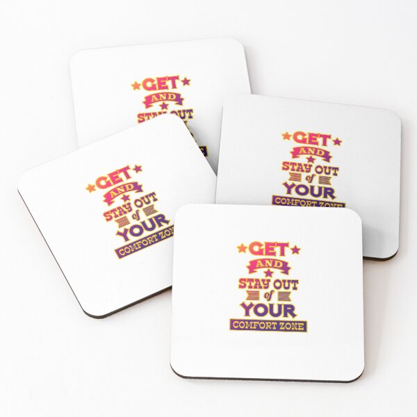 Item preview, Get and stay out of your comfort zone (Motivational slogan) designed and sold by Dharmpreet Kaur.